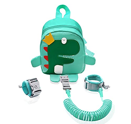 Backpack Leash for Toddlers – Dinosaur Kids Backpack Harness with Leash for 1-5 Years Old Boys Child Backpack Leash…