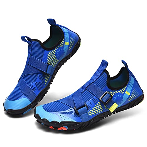 Copulan Water Shoes Men Beach Swim Pool Shoes Quick-Dry Aqua Socks Barefoot Sneakers Athletic Sports Shoes for Snorkeling Surf Diving Yoga Water Aerobics