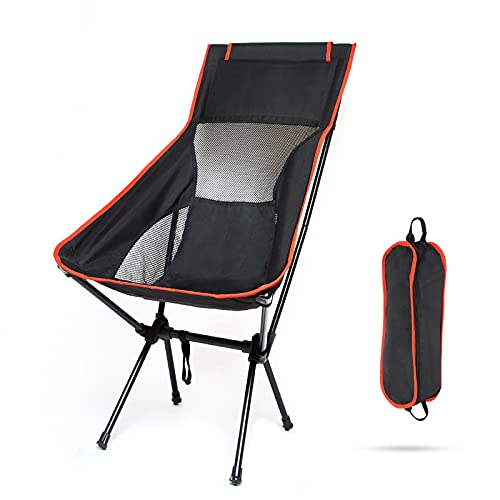 Skyteelor Camping Chairs, Folding Chair, Portable Compact Outdoor Chair, Heavy Support 300 pounds, only 3.9 pounds, Suitable for Outdoor, Picnic, Holiday, Hiking, Backpacking