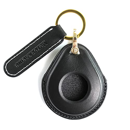 Fullibars leather key fob cover Compatible with Harley Davidson Remote key Fobs 2007-Current, X48/XL883/XL1200 etc Motorcycle keyChain key Black