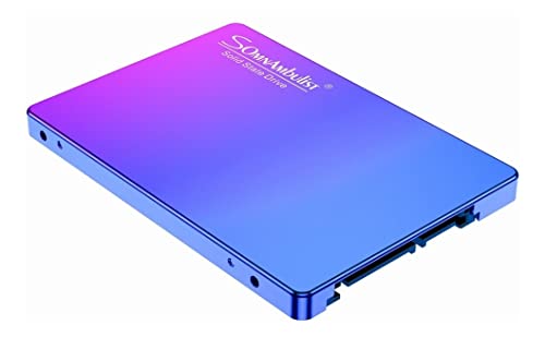 Somnambulist SSD 60gb 120gb 240gb Sata3 Solid State Drive Internal SSD (Gradient Blue purple-60GB)