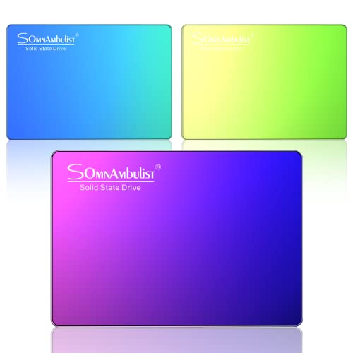 Somnambulist SSD 60gb 120gb 240gb Sata3 Solid State Drive Internal SSD (Gradient Blue purple-60GB) | The Storepaperoomates Retail Market - Fast Affordable Shopping