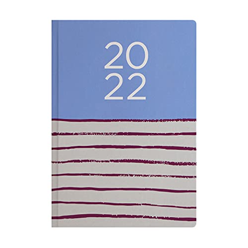 Letts Serenity A6 Week to View 2022 Diary – Ocean