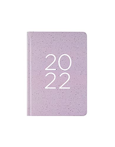 Letts Mineral A6 Week to View 2022 Diary – Lavender