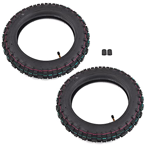 2.50×10 Tires 4 PR 33L& 2.5-10 Inner Tubes Replace 10 in Rim Off Road Motorcycle Dirt Bike PW50