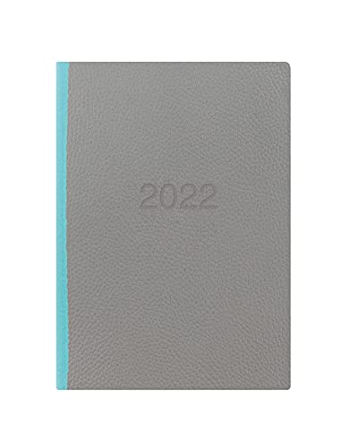 Letts Two Tone A5 Week to View 2022 Diary – Grey