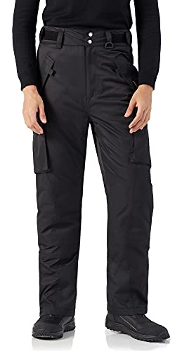 WULFUL Men’s Waterproof Insulated Ski Snow Pants Winter Snowboarding Pants with Multi-Pockets
