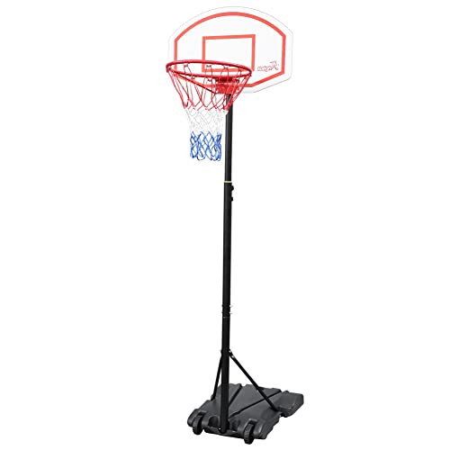 Ochine Basketball Hoop Basketball System Portable Basketball Goal Basketball Equipment with Adjustable Height 5.2ft to 7ft Backboard Stable Base and Wheels for Youth and Adults (Ship from USA)