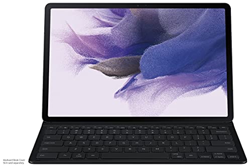 SAMSUNG Tablet Keyboard Cover, Protective Case for Galaxy Tab S8+, S7 FE, S7+ Lite w/ Large Key Sizes, S Pen Holder, Slim, Sturdy, Ultra Lightweight, US Version, Black