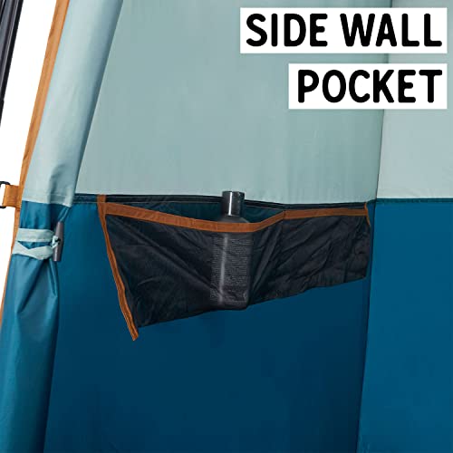 Kelty Discovery H2GO Privacy Shelter, Campsite Shower and Changing Shelter, Zippered Entry, Steel Pole Frame, Freestanding (Iceberg Green) | The Storepaperoomates Retail Market - Fast Affordable Shopping