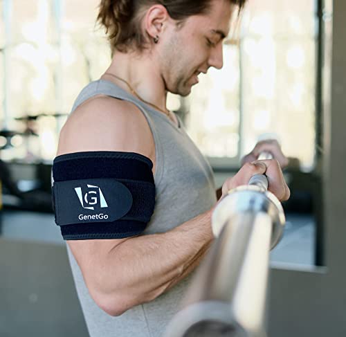 Bicep & Tricep Tendonitis Brace Compression Sleeve – Pain Relief for Bicep and Tricep Muscle Strains, Upper Arm Support (S/M Width-3″) | The Storepaperoomates Retail Market - Fast Affordable Shopping