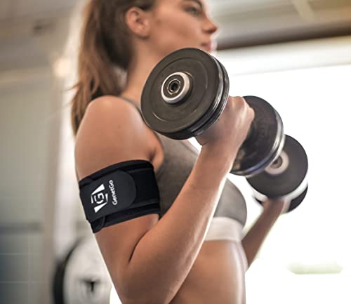 Bicep & Tricep Tendonitis Brace Compression Sleeve – Pain Relief for Bicep and Tricep Muscle Strains, Upper Arm Support (S/M Width-3″) | The Storepaperoomates Retail Market - Fast Affordable Shopping