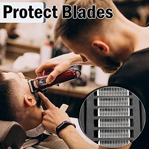 Fading Time Dog Grooming Detachable Blade Clipper Organizer – 12 Blades Storage Grooming Blade Holder – Metal Blade Case for Blades – Dog Grooming Tool Organizer – Barber Case (Carbon Texture) | The Storepaperoomates Retail Market - Fast Affordable Shopping
