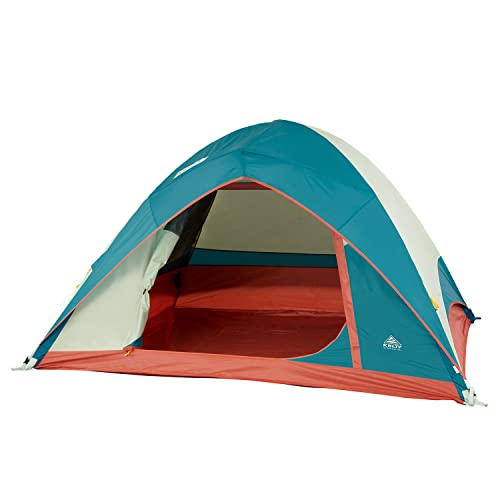 Kelty Discovery Basecamp Backpacking Tent, 4 or 6 Person Camping Backpacking Shelter, Large Capacity, Fast Setup and Easy Tear Down, Stuff Sack Included (4 Person)