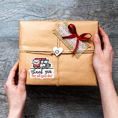 Littlefa 1.5” Thank You for All You Do with Post Car Design Stickers,Thank You Stickers,Handmade Stickers,Small Business Stickers, Envelopes Stickers,Postman Stickers, Gift Bags Packaging 500 PCS | The Storepaperoomates Retail Market - Fast Affordable Shopping