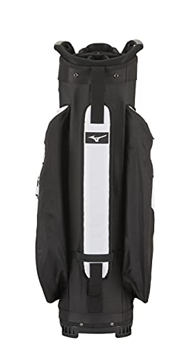 Mizuno BR-D4C Cart Bag, White-Black | The Storepaperoomates Retail Market - Fast Affordable Shopping