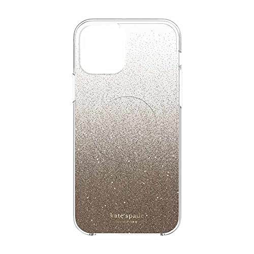 Kate Spade New York Protective Hardshell Case with MagSafe for iPhone 12 Pro Max – Champagne Glitter Ombre | The Storepaperoomates Retail Market - Fast Affordable Shopping