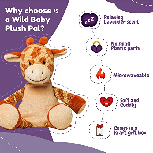 WILD BABY Giraffe Stuffed Animal – Heatable Microwavable Plush Pal with Aromatherapy Lavender Scent for Babies and Kids – Stuffed Giraffe Plush 12″ | The Storepaperoomates Retail Market - Fast Affordable Shopping