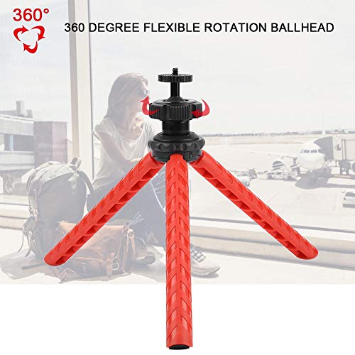 Tripod, Action Camera Tripod, Sturdy Rotation for Mobile Phone for Small Size Action Cameras(red) | The Storepaperoomates Retail Market - Fast Affordable Shopping