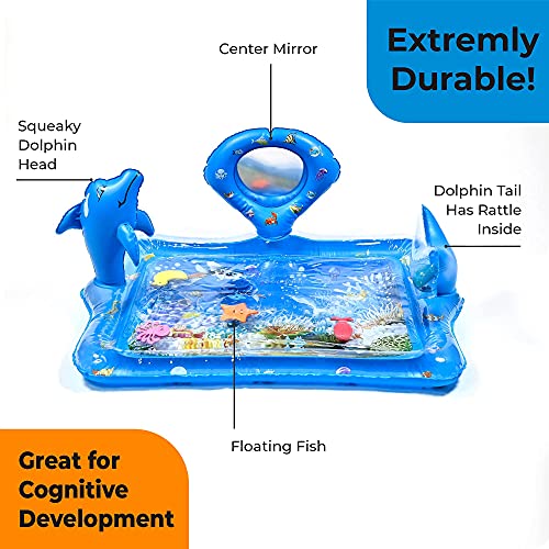 Inflatable Baby Water Mat Play Center for Infants and Toddlers – Colorful Tummy Time and Fun Activities for Growth and Stimulation Perfect for Boys and Girls | The Storepaperoomates Retail Market - Fast Affordable Shopping