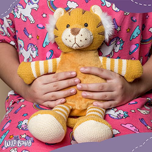 WILD BABY Tiger Stuffed Animal – Heatable Microwavable Tiger Plush Stuffed Animal with Aromatherapy Lavender Scent for Kids- Stuffed Tiger Plush 12″ | The Storepaperoomates Retail Market - Fast Affordable Shopping