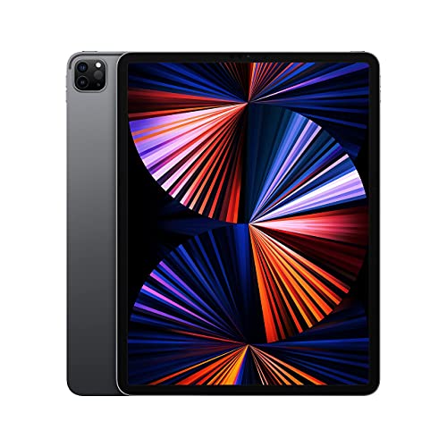 2021 Apple 12.9-inch iPad Pro (Wi-Fi, 256GB) – Space Gray (Renewed)