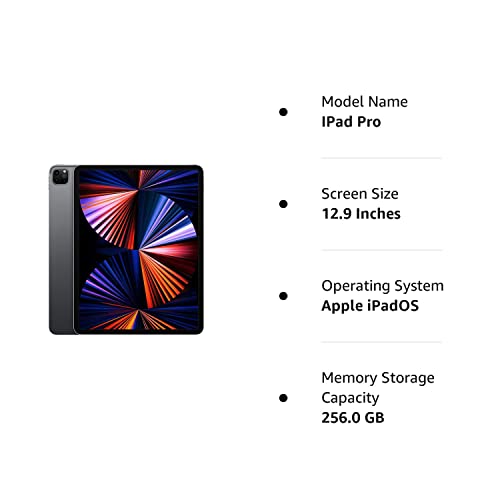 2021 Apple 12.9-inch iPad Pro (Wi-Fi, 256GB) – Space Gray (Renewed) | The Storepaperoomates Retail Market - Fast Affordable Shopping