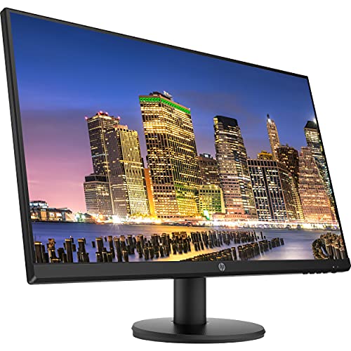 HP P27v G4 27 Inch IPS LED Backlit Monitor 2-Pack Bundle with FHD 1920 x 1080, Blue Light Filter, HDMI, VGA, Fully Adjustable Desk Mount Monitor Stand | The Storepaperoomates Retail Market - Fast Affordable Shopping