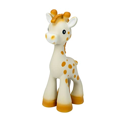 Nuby Jackie The Giraffe Super Soft Teether Toy with Squeaker, 100% Natural Rubber | The Storepaperoomates Retail Market - Fast Affordable Shopping