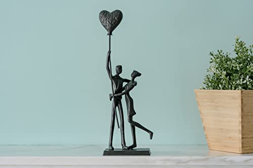 SENNESY Handcrafted Iron Sculpture – Romantic Gift for Weddings and Anniversaries – Gift for Him and Her (Style 3) | The Storepaperoomates Retail Market - Fast Affordable Shopping
