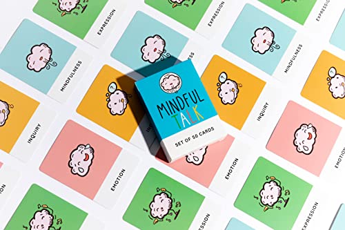 The School of Mindfulness- Mindfulness Game for Kids: Mindful Talk Cards for Children and Parents- for Authentic and Meaningful Conversations | The Storepaperoomates Retail Market - Fast Affordable Shopping