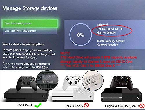 MaxDigitalData Gaming HDD Upgrade kit 2TB 128MB Cache SATA 6Gbps 2.5inch Internal Gaming Hard Drive (Pre-Formatted for Xbox One X & Firmware Installed) | The Storepaperoomates Retail Market - Fast Affordable Shopping
