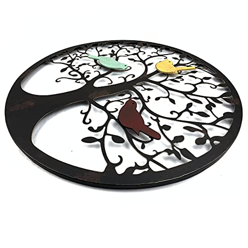 Remenna Metal Wall Art-Tree of Life Wall Decor 23inch Family Tree Metal Wall Hanging Bedroom Living Room Decor Outdoor Decoration (Tree of Life) | The Storepaperoomates Retail Market - Fast Affordable Shopping