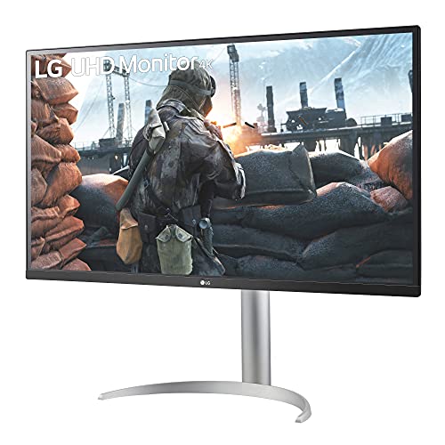 LG 32UP550-W 32 Inch UHD (3840 x 2160) VA Display with AMD FreeSync, DCI-P3 90% Color Gamut with HDR 10 Compatibility and USB Type-C Connectivity – Silver/White | The Storepaperoomates Retail Market - Fast Affordable Shopping