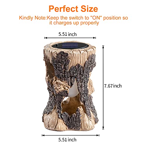 Fire Lights Outdoor Flickering, Solar Lights Outdoor Garden, Flickering Flame Solar Stump Light , Patio Lights Outdoor Waterproof , Solar Flame Lights Outdoor, Fake Campfire | The Storepaperoomates Retail Market - Fast Affordable Shopping