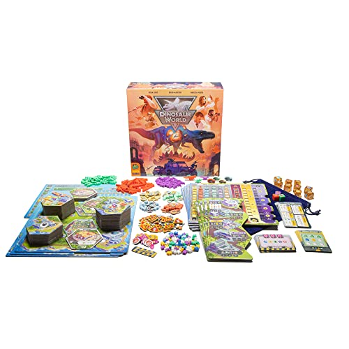 Dinosaur World Board Game | Strategy Game | Fun Dinosaur Themed Worker Placement Game for Adults and Kids | Ages 8+ | 1-4 Players | Average Playtime 60-120 Minutes | Made by Pandasaurus Games | The Storepaperoomates Retail Market - Fast Affordable Shopping
