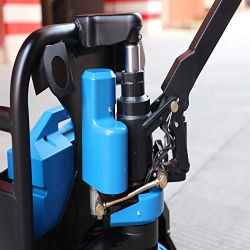 Apollo Full Electric Pallet Jack Lithium Power Pallet Truck 3300lbs Capacity 48″ Lx27 W Fork Size-Blue | The Storepaperoomates Retail Market - Fast Affordable Shopping