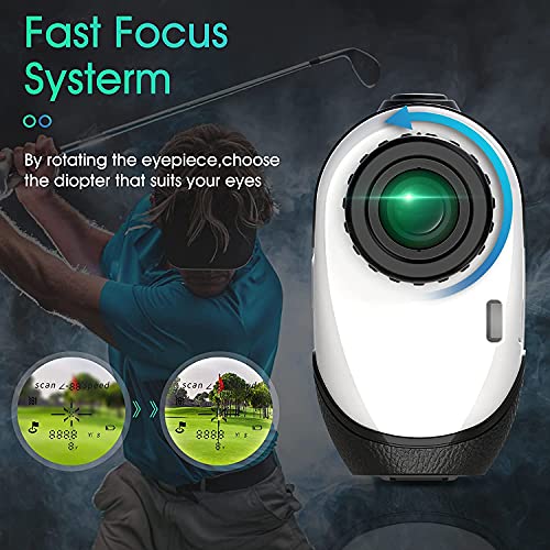 Beenate Golf Rangefinder, Range Finder with Slope On/Off, Flag-Lock Vibration, 650 Yards Range, 6X Magnification – Laser Rangefinder Includes Battery & Carrying Pouch (W-1) | The Storepaperoomates Retail Market - Fast Affordable Shopping