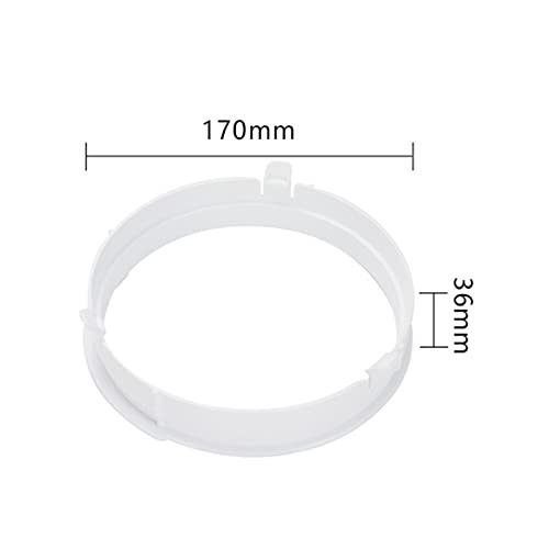 CactusAngui Hose Tube Connector Interface Air Conditioner Exhaust Duct Interface ABS RV Connector Adapter for Mobile Air Conditioning KYR-35 White | The Storepaperoomates Retail Market - Fast Affordable Shopping