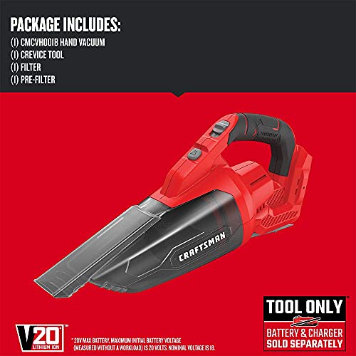 CRAFTSMAN CMCVH001B Vacuum, Red (Renewed) | The Storepaperoomates Retail Market - Fast Affordable Shopping