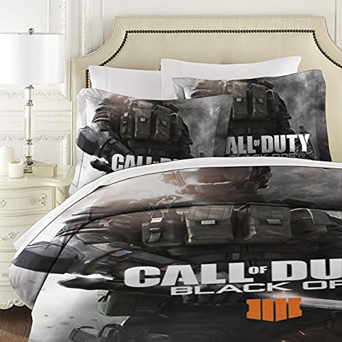 JERFYUT Game Bedding Sets Twin Duvet Cover 3 Piece Cute Bed Set for Boys Girls Kid with 1 Duvet Cover + 2 Pillowcase,Bed Sheets | The Storepaperoomates Retail Market - Fast Affordable Shopping
