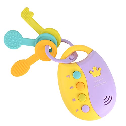 Baby Musical Smart Car Remote Key with Light and Sound,Early Educational Learning Teething Play Toys for Kids 12 Months and Up | The Storepaperoomates Retail Market - Fast Affordable Shopping