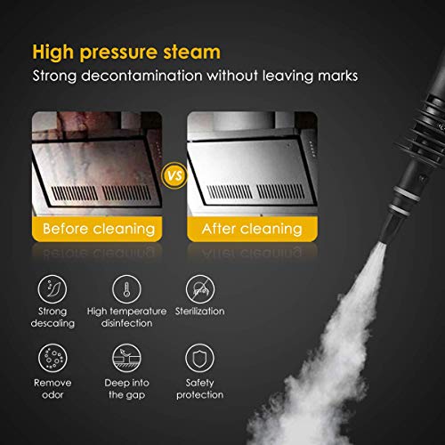 Multi-Purpose Handheld Pressurized Steam Cleaner with 9-Piece Accessories for Cars, Upholstery, Couch, Carpet, Furniture, Bathroom | The Storepaperoomates Retail Market - Fast Affordable Shopping