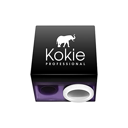 Kokie Makeup Pencil Sharpener for Lip, Eyebrow, and Eyeliner Pencil, Made in German Stainless Steel Blade, Size-Adjusting Adapter, Cleaning Stick | The Storepaperoomates Retail Market - Fast Affordable Shopping