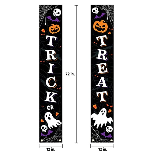 Joyousa Outdoor Halloween Decorations Decor – Front Door Trick or Treat Banner Hanging Halloween Porch Decorations Outdoor Clearance Signs for Home Welcome Signs | The Storepaperoomates Retail Market - Fast Affordable Shopping