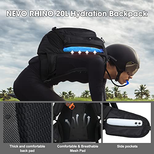 Hydration Backpack, Hydration Pack, Insulated Hiking Backpack with Water Bladder 3L Daypack for Hiking Cycling Running Biking Camping | The Storepaperoomates Retail Market - Fast Affordable Shopping