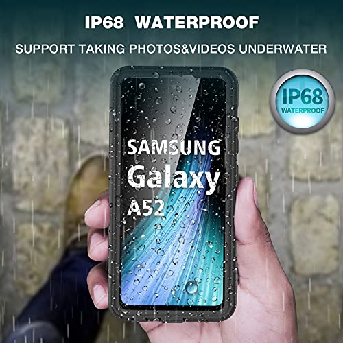 Galaxy A52 5G Waterproof Phone Case, Dustproof Shockproof Sandproof Case with Built-in Screen Protector, Full Body Sealed Underwater Protective Cover for Samsung Galaxy A52 5G (Not Fit Galaxy A52 4G) | The Storepaperoomates Retail Market - Fast Affordable Shopping