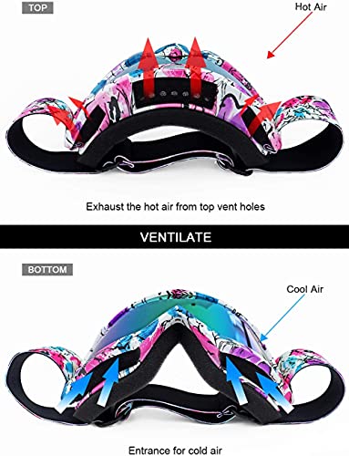 JJH Outdoor sports goggles-men, women and youth cycling goggles-100 Percentage UV protection (Purple) 110 Small | The Storepaperoomates Retail Market - Fast Affordable Shopping