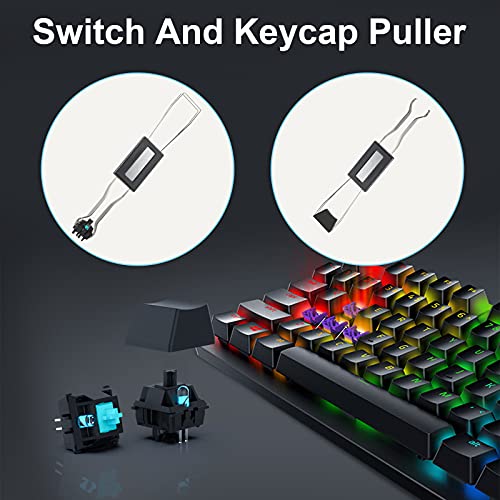 HONKID Keyboard Lube Kit 7PCS, Keycap Puller Remover Key Puller Switch Lube Station for Cherry Kailh Gateron and Mechanical Keyboard Switches with Tweezers Lubrication Pens and Stem Holder Tool Puller | The Storepaperoomates Retail Market - Fast Affordable Shopping