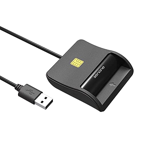 CAC Reader,DOD Military USB Common Access CAC Smart Card Reader, Compatible with Windows, Mac OS and Linux